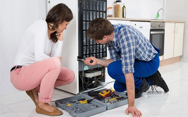 Do xốp cách nhiệt bị hỏng.